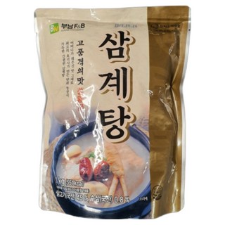 부남 삼계탕 레토르트 1kg 1박스-15개 여름 건강 보양식 즉석탕 즉석요리 간편식 식자재, 15개