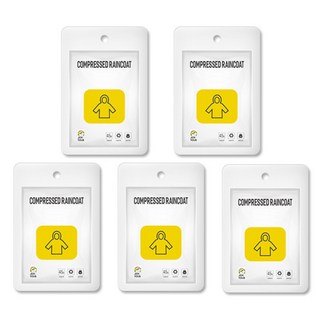 언에스온 휴대가 편리한 초경량 압축 휴대용 우비