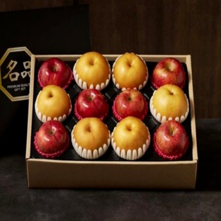 ( 명절 선물 ) 정품 사과 배 혼합 명절 선물세트 (사과6과 배6과), 1개, 5kg