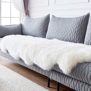 천연 양모 러그