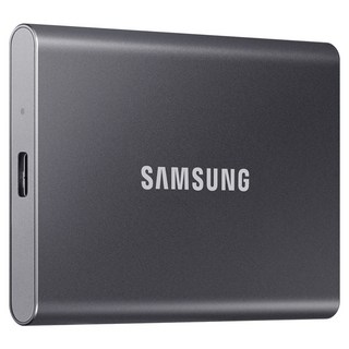 삼성전자 포터블 외장 SSD T7 외장하드SSD Type-C USB3.2, 그레이+삼성정품파우치, 1TB