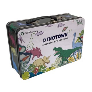 공룡기 공룡 놀이 세트 다이노타운, 혼합색상, 1개