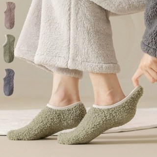 엘슈니 여성 겨울 미끄럼방지 덧신 양말 3종