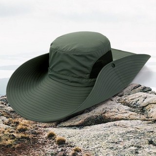 빅사이즈 넓은창 남자 사파리모자 자외선차단 여름 등산 낚시 캠핑 여행