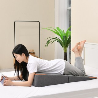 고니자니 속편한 경사베개 웨지 필로우 국내생산, 진그레이, 1개