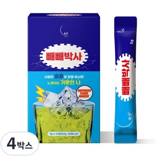 늘상 빼빼박사 박카스맛 분말 피로, 4박스, 42g