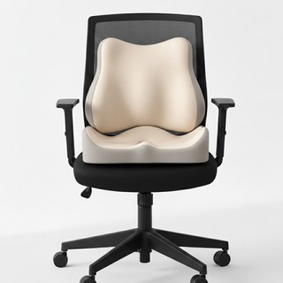 클릭닥터 1+1 2025 개선판 디스크 방석 디스크 쿠션 허리디스크 도넛방석 의자방석, 오트밀