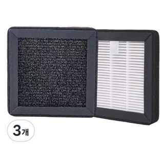 대한우리필터 오아 퓨어 공기청정기 OA-AP005 호환 필터, 3개, 헤파필터