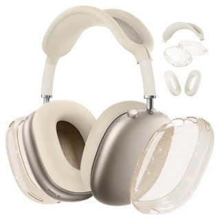 [장미금 블링 케이스와 에어팟 맥스 미드나이트 조합]