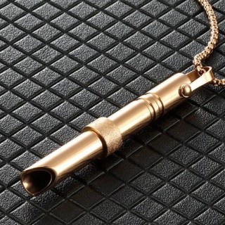 앨라모 금연 구슬 호루라기 목걸이 명상 호신용