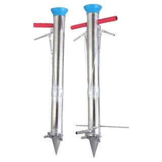 한손 양손 모종 이식기 고추 깨 작물 감자 양파 씨앗 모종 심는 기계 기구 파종기 심기 모종 이식 삽, 02) 파종기-양손 C, 1개