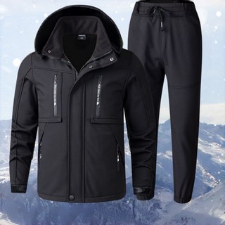 ANYOU 남성 겨울 쾌적 작업복 상하의 세트 방한 방수 방풍 근무복 등산복
