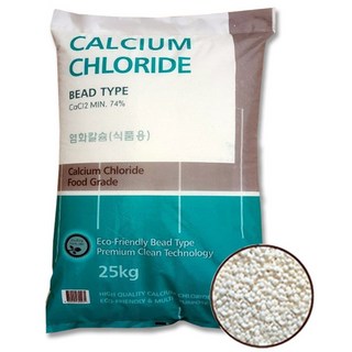 영천환경화학 염화칼슘 25kg 대용량 (구슬형) 제설용 농사용, 1개