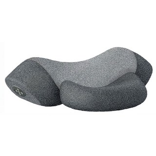 BOLEBIO 온열 마사지 공기압 에어리프팅 메모리폼 4 in 1 지베개 안마기, 회색