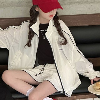 주니유니 주니어 스위시바람막이세트 여름상하복 바람막이반바지세트 여름점퍼 여름바람막이