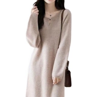 708090 여성 니트 원피스 가을 겨울 롱니트 데일리룩