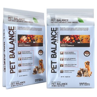 펫발란스 어덜트 강아지 포뮬라 건식사료, 닭, 10kg, 2개
