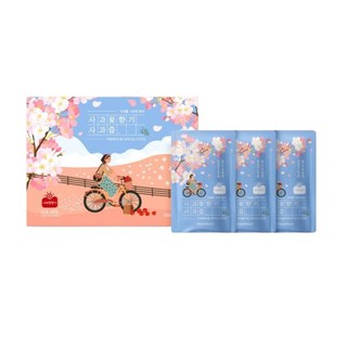 여기가 사과꽃향기 사과즙 100ml 30/50 사과100% 벚꽃에디션, 100개