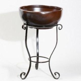 비채 옹기 호박 도자기 수반 대형