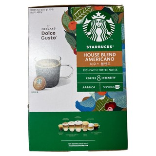 돌체구스토 스타벅스 캡슐 커피 하우스블렌드