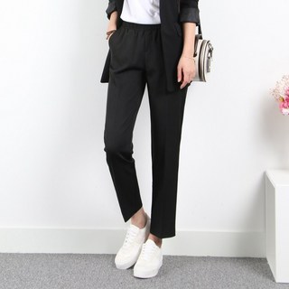 나인뮤즈 여성용 리더밴딩슬랙스