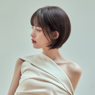 완수제 통가발 보브컷 젤리 모스트사 가벼운 단발 자연스러운 숏컷 항암, BC4 다크브라운, 가발망