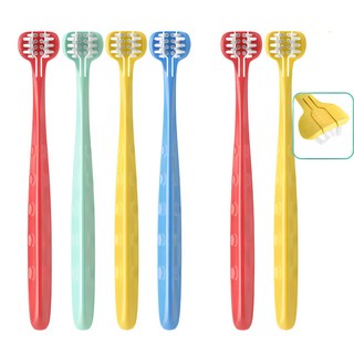 (무료배송) MDB 3D 어린이 칫솔 (4개+2개), 빨강 6개