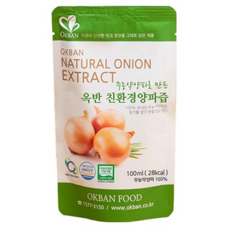 옥반식품 무농약 양파로 만든 친환경양파즙, 100ml, 120개