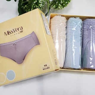 트라이 베라 텐셀팬티 여 레이스 엄마 텐셀 스판 팬티 I27