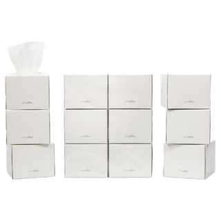 퓨어피스 먼지없는 미니각티슈, 230매, 12개