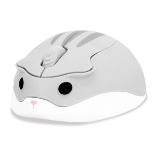 하드라인 햄찌마우스 햄스터마우스 무선 무소음 HDL-002, 그레이