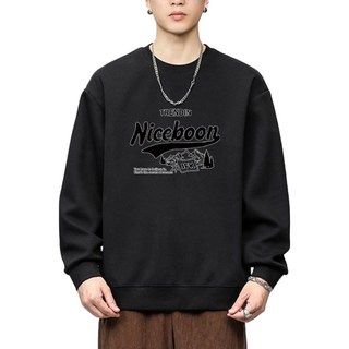 스타일아유 레터링 프린트 맨투맨 남성 루즈핏 심플 가을 겨울 라운드 넥 스포츠 캐주얼 코튼 티셔츠 TS3066