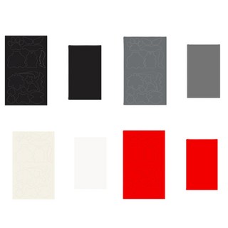 달밤마켓 1(디자인)+1(무지) 겨울옷 패딩수선패치 의류 수선 테이프, 화이트-MWBH02, 1세트