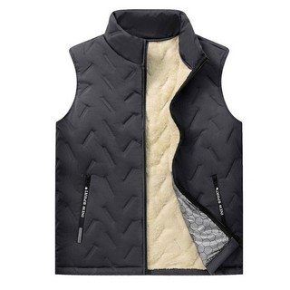 따뜻한 양털 패딩조끼 블랙 남여공용 제이지웨어