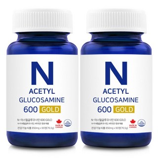 1+1 캐나다 N아세틸 글루코사민 NAG 상어연골 콘드로이친 초록잎홍합 6개월분, 2개, 90정