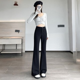 샤일리 여성 날씬핏 스판 부츠컷 팬츠 3단기장