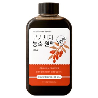 오늘담 구기자차 국내산 구기자 원액 100%, 100ml, 1개