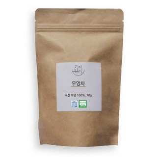 고이담아 유기농 우엉차 슬라이스, 70g, 1개