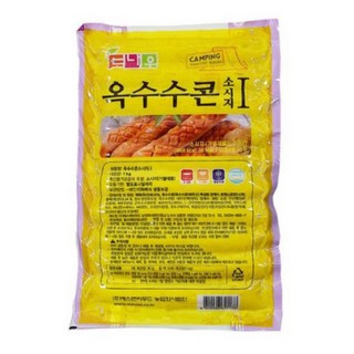 [511] 도나우 핫도그 옥수수 콘소세지 1kg, 1개