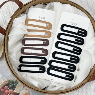 미다미 [6p/12P세트] 플레이 동글 코팅 빅 똑딱핀세트