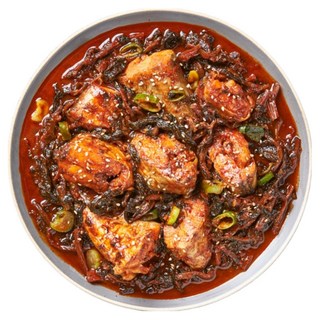 쿡솜씨 시래기 코다리 조림 밀키트 물없이 만드는 전설의 맛 레시피 국내산 무청시래기 950g 캠핑 데이트 홈파티