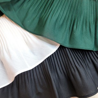 레이스천 [자체제작] 프릴 주름레이스 반주름 셔링 면 끝단 밑단리폼 길이연장 의류리폼 레이스천, 백아이보리