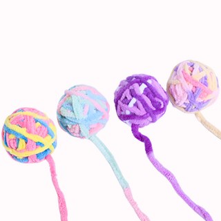 말랑냥이 혼자서도 잘 노는 털실공, 4개, 랜덤