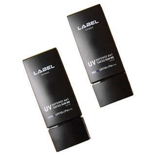 [레이블옴므] 1+1 틴티드 선비비 SPF50+/PA++++ 40ml 남자 비비크림/선크림, 2개