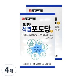일양약품 일양 식염포도당, 30정, 4개