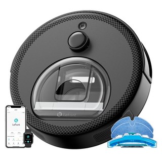 Lefant M330 Pro 프리미엄급 물걸레 로봇청소기 초슬림한 디자인 다기능 앱제어 (25년 최신 버전), 블랙