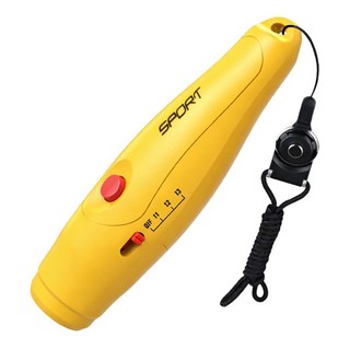 투데이리빙 전자 호루라기 여성 간편한 호신용 안전 용품 스포츠 경기 축구 야구 심판용 휘슬 미니 휴대용 세이프 경보기, 1개, 옐로우