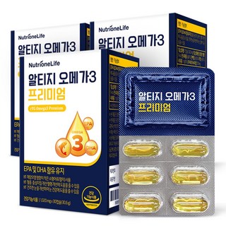 뉴트리원 알티지 오메가 3 프리미엄, 3개, 30정