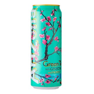 아리조나 그린티 위드 진생 앤 허니, 650ml, 24개