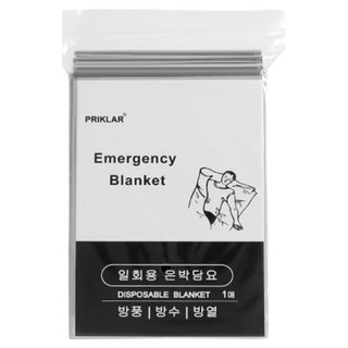프리클라 은박담요 휴대용담요 비상담요 10매, L ( 160x210cm ), 10개